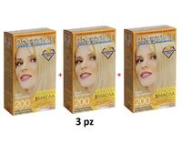 3pz Vip’s Prestige tinta permanente per capelli schiarisce di 4-5 tonalità №200