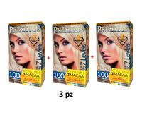 3pz Vip’s Prestige tinta permanente per capelli schiarisce di 7 tonalità №100