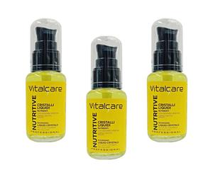 3pz VITALCARE NUTRITIVE cristalli liquidi nutrienti capelli secchi e spenti 50ml