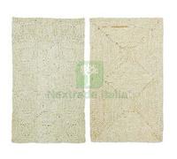 3PZ ZERBINO RETTANGOLARE TRECCIA IN PAGLIA CM.45X75 SPESSORE MM.15: