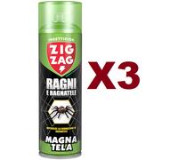 3PZ ZIG ZAG RAGNI E RAGNATELE INSETTICIDA PREVIENE FORMAZIONE DI RAGNATELE 500ML