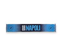 3R Sport SSC Napoli, sciarpa jacquard, prodotto ufficiale 100% acrilico, Azzurro, Bianco, blu