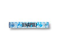 3R Sport SSC Napoli, sciarpa jacquard, prodotto ufficiale 100% acrilico, Azzurro, Bianco, blu