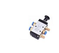 3R210-08 4R210-08 Interruttore di comando pneumatico push and pull a 2 vie 3 porte 5 posizioni Valvola manuale di inversione con raccordi Silenziatore(3R210-08,With 6mm fitting)