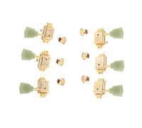 3R3L Gold Guitar Tuners Tuning Keys Pegs Machine Heads Set Per Chitarra Stile For For LP Con Pulsante Verde Piroli Accordatura per Chitarra
