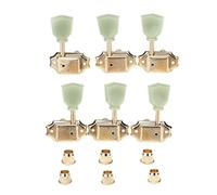 3R3L Green Keystone Button Guitar Tuner Machine Heads Tuning Pegs Keys Set Per For LP Piroli Accordatura per Chitarra