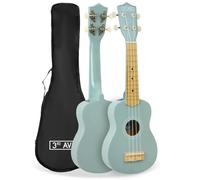 3rd Avenue Ukulele Soprano per Principianti 21 Pollici 4 Corde in Nylon con Borsa Uke Gratuita - Blu Pastello - Lezioni Online Gratuite per 1 Mese