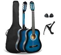 3rd Avenue XF Chitarra Classica 3/4 Bambini, Corde Nylon, Blu