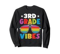 3rd Grade Back To School Sunglasses Vibes Retro First Day Felpa