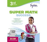 3rd Grade Jumbo Math Success Workbook (Tascabile) Sylvan Math Jumbo Workbooks