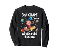 3rd Grade Where The Adventure Begins Back To School for Boys Felpa