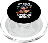 3rd Grade Where The Adventure Begins Back To School For Boys PopSockets PopGrip per MagSafe