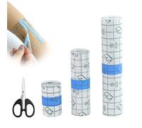 3Roll 15/10/5 cm Medicazione Tatuaggio Waterproof, 2M Seconda Pelle Tatuaggio Protezione Tatuaggio Second Skin Tatuaggio Aftercare Benda Film Proteg Tatuag Trasparente