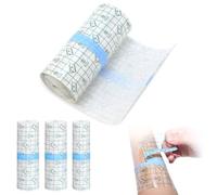 3Roll Pellicola Per Tatuaggi, 15 cm x 5 m Benda Trasparente Impermeabile, Pellicola Protettiva per Tatuaggi, Second Skin Tattoo, per Docce, Sport, per Polsi, Spalle, Braccia (2 x 2 m + 1 x 1 m)