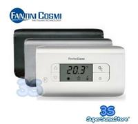 Fantini Cosmi Termostato Ambiente Digitale 3 Temperature CH115 Bianco