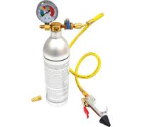 3S SuperSamaStore Bombola in Alluminio per Detergente e Sgrassatore per Lavaggio Impianti con Attacco 1/4" Sae, Tubo Flessibile e Iniettore a Pistola, Pressurizzazione Aria o Azoto