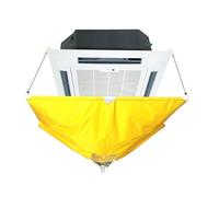 Cover Pulizia e Sanificazione di Climatizzatori a Cassetta, Sacchetto Impermeabile per Lavaggio Unità Split di Condizionatori e Raccolta Liquidi, Borsa Telo per Copertura Condizionamento