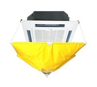 3S SuperSamaStore Cover Pulizia e Sanificazione Climatizzatori a Cassetta, Sacchetto Impermeabile per Lavaggio Unità Split Condizionatori e Raccolta Liquidi, Borsa Telo per Condizionamento, 115x115 Cm