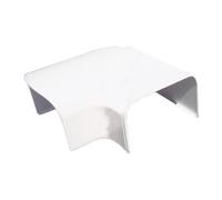 3S SuperSamaStore Curva Piana 110 x 75 Mm - Curva Canalina per Copertura Tubo Condensa di Condizionatore o Cavi Elettrici, PVC Certificato CE Resistente al Calore, 1 Pezzo