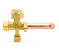 3S SuperSamaStore FC-504 Valvola di Servizio con Rubinetto e Presa di Servizio, 1/2" Sae x 12,7 mm, per Unità Esterna Climatizzatore