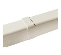 3S SuperSamaStore Giunto Coperchio per Canalina 60×45 mm - Raccordo Copri-Giunzione per Linee di Condizionatore Mono Split, PVC Rigido V0 UV Stabile, Bianco Ral 9001 - Confezione 5 Pezzi