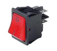 3S SuperSamaStore Interruttore Bipolare Luminoso 22x30mm 20A 250V, 4 Contatti, Interruttore Elettrico A Pulsante Luminoso Per Impianti E Quadri Comando