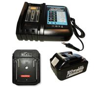 3S SuperSamaStore Kit Alimentazione e Ricarica per Idropulitrici M010L e M25PL: Batteria, Stazione di Ricarica e Adattatore