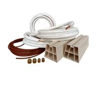 3S SuperSamaStore Kit Montaggio Condizionatore Monosplit da 5 Metri - Set Installazione Climatizzatore con Tubi Rame Preisolati, Raccordi 1/4” e 1/2”, Supporti Antivibranti, Tubo Scarico e Cavo 4x1.5