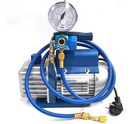 SUPERSAMASTORE Kit per Carica e Vuoto Dotato di Pompa 42 Lt/Min e Manometro R32 R410A R407C R134A, Kit per Vuoto e Cariche Condizionamento con Pompa 42 Lt/Min