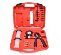 3S SuperSamaStore Kit Tester e Pompa a Vuoto Manuale: Valigetta con Accessori per Spurgo Freni, Test Depressione, Diagnosi Valvole, Sensori, Turbo, Egr, Diesel, Moto