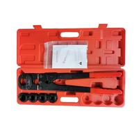 3S SuperSamaStore PM-1632B Pressatrice Manuale per Crimpatura Raccordi e Tubo Multistrato Diametro TH 16, 20, 26, 32 mm, Pinza Crimpatrice per Tubi Professionale con Ganasce e Valigetta