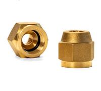 3S SuperSamaStore Raccordo Autocartellante 3/8" per Tubazioni, Giunto Metallico con Tripla Tenuta Auto-Cartellante per Impianti di Refrigerazione e Climatizzazione, Compatibile Raccordi 45°, 10 Pezzi