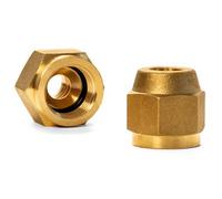 3S SuperSamaStore Raccordo Autocartellante 3/8" per Tubi Rame e Alluminio, Compatibile Raccorderia Cartella 45°, per Refrigerazione e Climatizzazione, Senza Brasatura