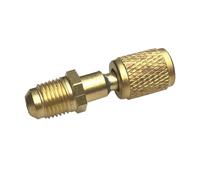 3S SuperSamaStore Raccordo Girevole Dritto 1/4" SAE, Attacco Maschio e Femmina con Premispillo e Girello, per Ricarica e Vuoto Clima