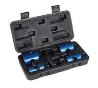 3S SuperSamaStore Sbavatubi Universale Professionale per Tubo Multistrato Diam. 16-20-26-32 mm, Calibratore Interno e Esterno, Set Sbavatubo con Valigetta e 4 Testine per Rifiniture Impianti Idraulici
