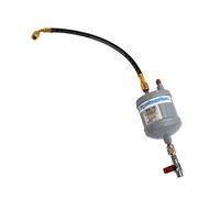 3S SuperSamaStore Separatore dell’Olio Universale per Recuperatore Gas Refrigerante, Professionale - Connessioni ¼″ SAE In/Out, Tubo Flessibile 300 mm e Valvola a Sfera