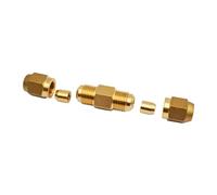 Raccordo lineare manicotto di giunzione autocartellante 1/4 - 10 pezzi