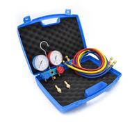 Gruppo manometrico 2 vie universale in valigetta r32 r410a r407c r134a