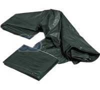 3S SuperSamaStore Telo Impermeabile Occhiellato per Giardino, Terrazzo, Balcone, Orto, Gazebo, Tendone Resistente con Occhielli, 240 Grammi/Metro Quadro, per Copertura Spazi Esterni, Verde, 4 x 5 m