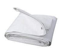 Telo telone impermeabile occhiellato mt 4x6 BIANCO- 120 gr/m²