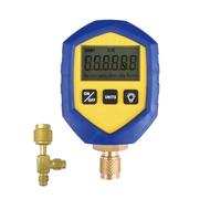 3S SuperSamaStore Vacuometro Digitale per Pompa a Vuoto 1000 Pa ~ 0,01 Pa, Vacuometro Vuotometro Professionale a Batterie (4 Pile AA) con Raccordo a Tee e Valigetta Portatile