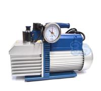 3S SuperSamaStore VE260+E Pompa del Vuoto Bistadio 200 Lt/min 7.0 CFM con Elettrovalvola e Vacuometro per Gas R32 R1234YF R410A R407C R404A R22 - Certificata DIN 8975