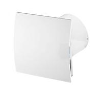 3S SuperSamaStore Ventilatore Aspiratore Bagno con Timer e Igrostato, Estrattore Aria Domestico Diametro 125 mm con Sensore Umidità Regolabile, Motore IPX4 Silenzioso 32 dB, Mascherina Bianca