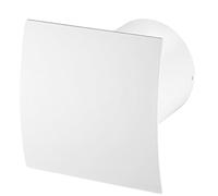 3S SuperSamaStore Ventilatore Aspiratore Domestico 100mm con Timer e Igrostato, Ventilatore Aspiratore da Bagno, Cucina o Lavanderia, con Umidostato e Mascherina Bianca
