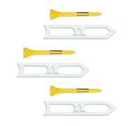 3set Backyard Golf Formazione Golf Tees Pratica Step Down Ball Tees Stuoia Stabile Durevole Migliorare Precisione Supporto Palla