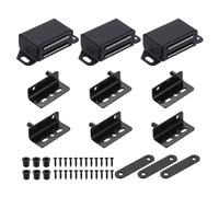 3Set Cerniere a Perno Nascoste 40x26mm con Chiusura Magnetica, Nero