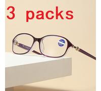 3Set da Donna Ovale Telaio Occhiali da Lettura Classico 1.50 2.00 3.00 3.50