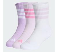 3STRIPES CUSHIONED SPORTSWEAR CALZE CREW CONFEZIONE DA 3 PAIA Powder Plum / White / Ice Lavender 34-36