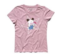 3styler T-Shirt Donna Cane Cagnolino Bianco Dog 1 - Say Hello - Linea Classic - 100% Cotone 185 gr/mq (L, Rosa)