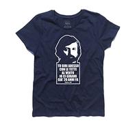 3styler T-Shirt Donna Eskimo - Francesco Guccini - Linea Classic - 100% Cotone 185 gr/mq